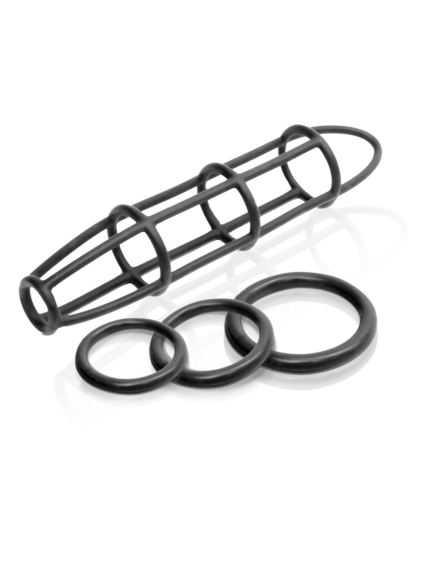 Fetish Fantasy Elite Cockcage and Ring Set - Black by Pipedream