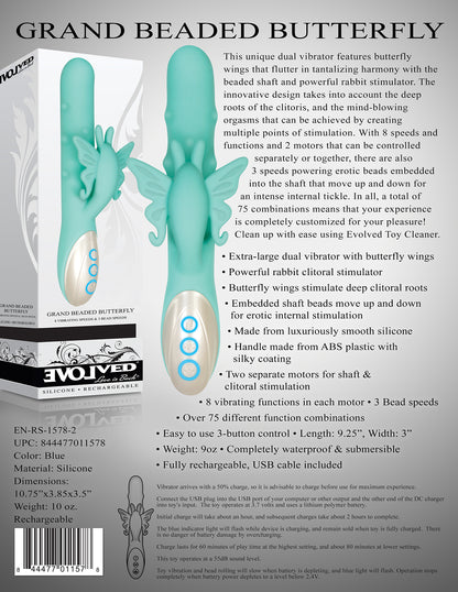 Grand Beaded Butterfly by Evolved Novelties