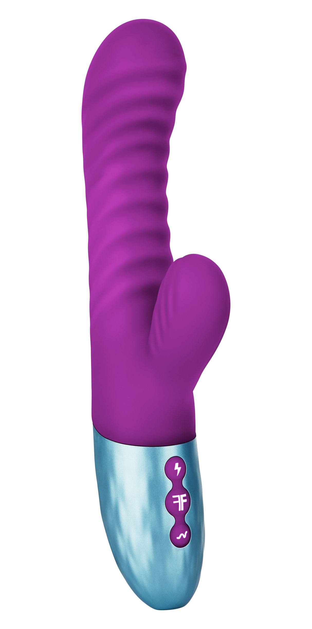 Femme Funn Delola Liquid Silicone Rabbit Vibrator — Purple - FF-1027-02