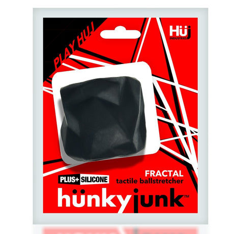 Hunkyjunk FRACTAL Ballstretcher — Tar Ice, Plus+SILICONE Blend - HUJ-131-TARICE