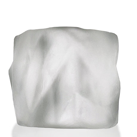 Hunkyjunk FRACTAL Ballstretcher — Clear Ice, Plus+SILICONE Blend - HUJ-131-TARICE