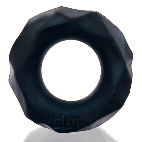 Hunkyjunk FRACTAL Tactile Cock Ring — Tar Ice (3–5 cm) - HUJ-130-TARICE