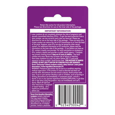 Durex Pleasure Pack - 3 Pack
