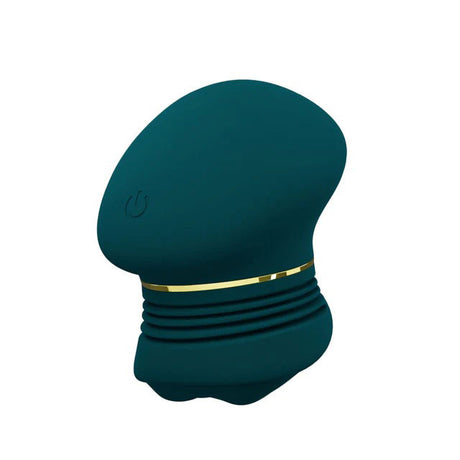 Blush Riana Clitoral Stimulator — Dark Teal, 10 Modes, 3.5 inch - BL-25622