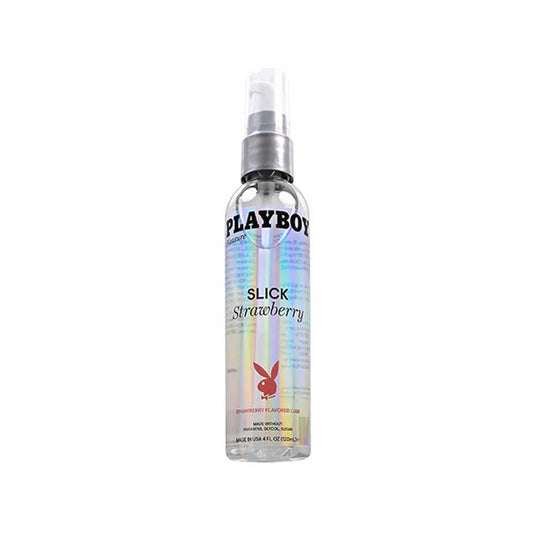"Playboy Pleasure Slick Strawberry Flavored Lubricant 4 Oz PB-LQ-2932-2"