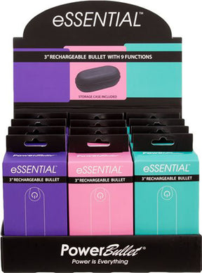 BMS Factory Power Bullet Essentials 3.5" Bullet Vibrators — 12 Pack - BMS5799-3