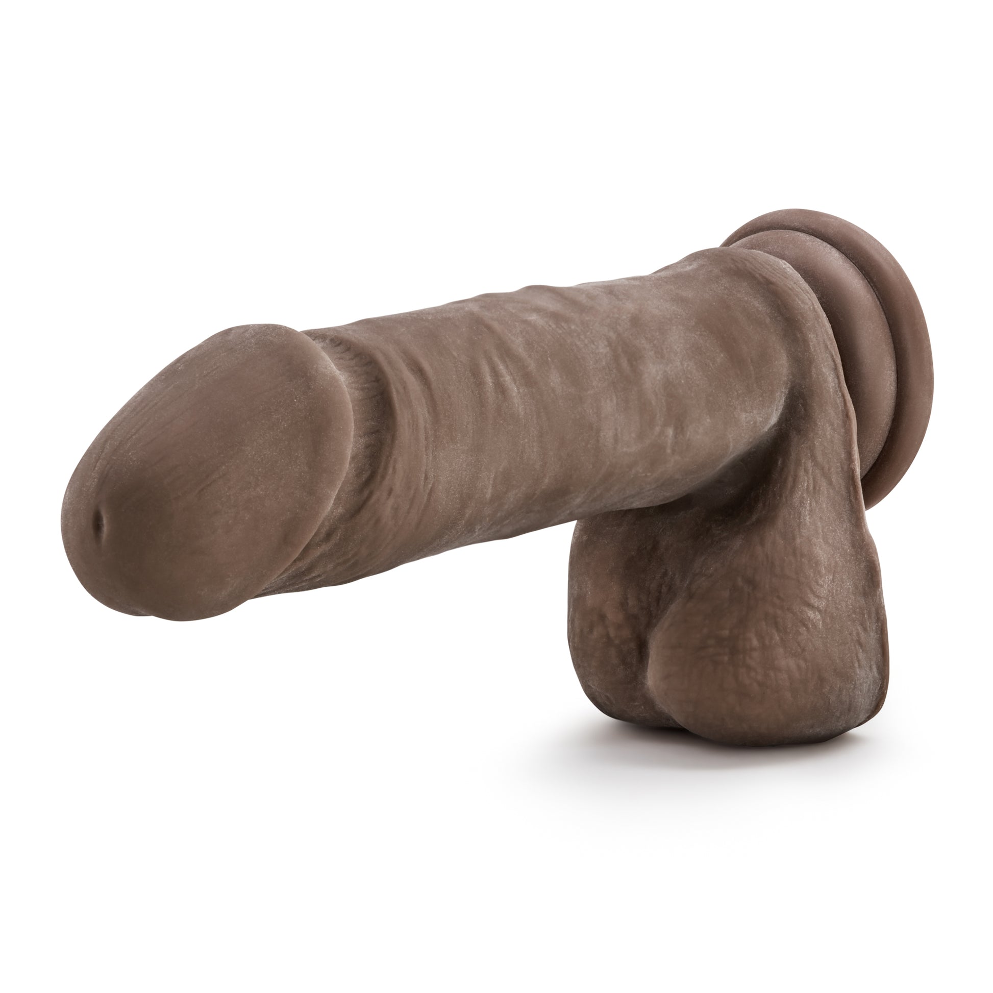 Au Naturel 8 Inch Sensa Feel Dildo - Chocolate by Blush