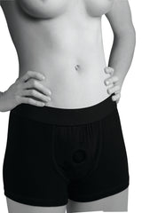 XR Brands Mod Active Harness with Built-In O-Ring — L/XL, Black - SU-AE810LXL