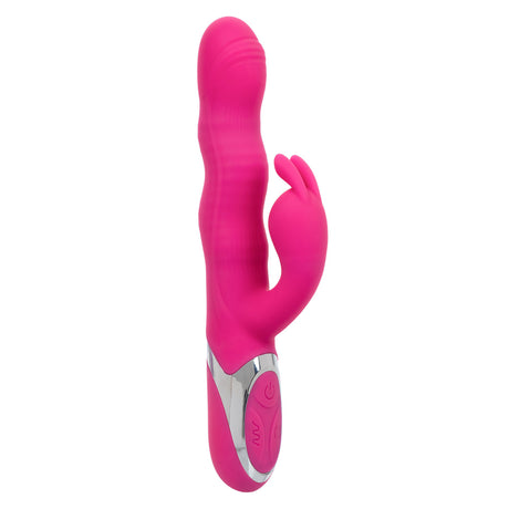 CalExotics Enchanted Wave Action Bunny Vibrator, Pink (9.75 in) - SE0649653