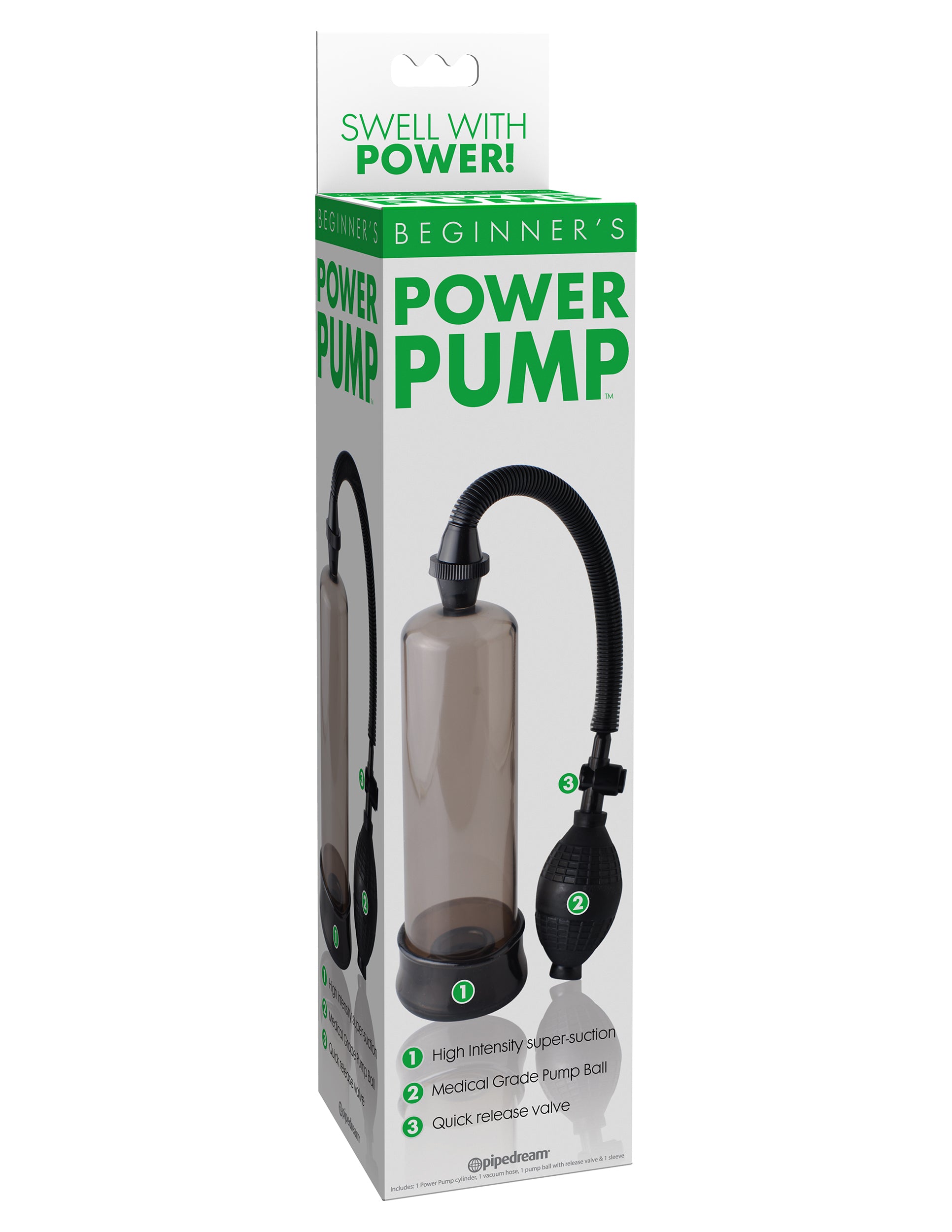 Beginners Power Pump - Smoke by Pipedream
