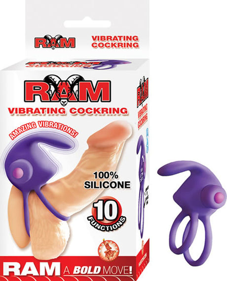 "Ram Vibrating Cockring - Purple NW2812-2"