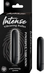 Nasstoys Intense Vibrating Bullet Vibrator, Black — 2.5" Insertable - NW2804-3