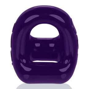 Oxballs 360 Two-Way Cockring and Ball Sling, Eggplant - OX-3013-EGP
