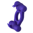 CalExotics Silicone Rechargeable Triple Orgasm Enhancer — Purple - SE1843503