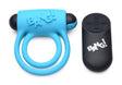 XR Brands Bang Silicone Cockring & Bullet with Remote, Blue - BNG-AG572-BLU