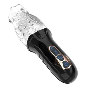 The Male Rose Gawk Gawk 3000 Vibrating Rotating Masturbator (9") - MR-100