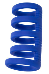 CalExotics Admiral Xtreme Cock Cage — Liquid Silicone, Blue - SE6010253