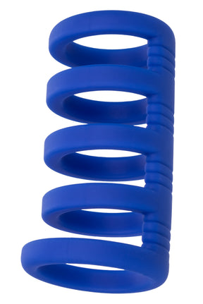 CalExotics Admiral Xtreme Cock Cage — Liquid Silicone, Blue - SE6010253