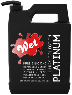 Wet Platinum Silicone-Based Lubricant, 1 Gallon - WT20714