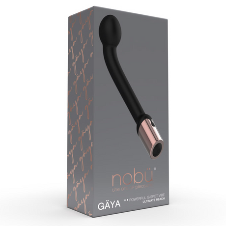 NOBÜ Gaya G-Spot Vibrator, Rechargeable Black - NB1646