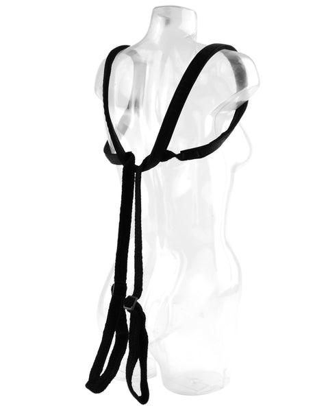 Fetish Fantasy Series Giddy-Up Harness - Black by Pipedream