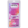 Doc Johnson Crystal Jellies Curved Realistic Dildo with Balls, 7.25 in Purple - DJ0288-36-CD