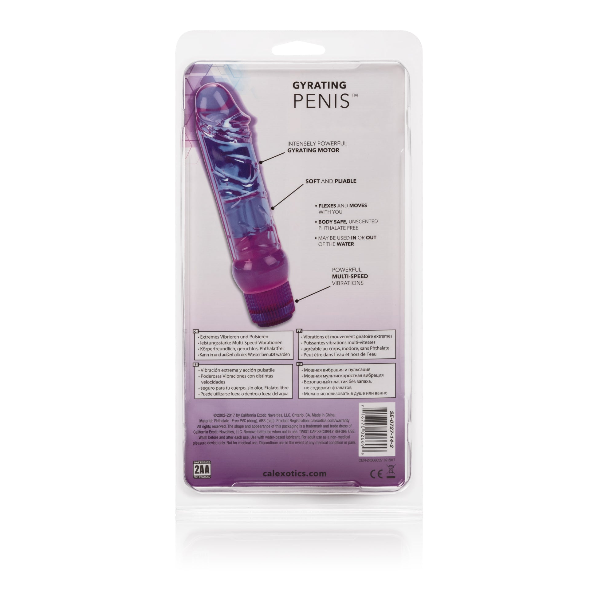 Waterproof Crystalessence Gyrating Penis by CalExotics