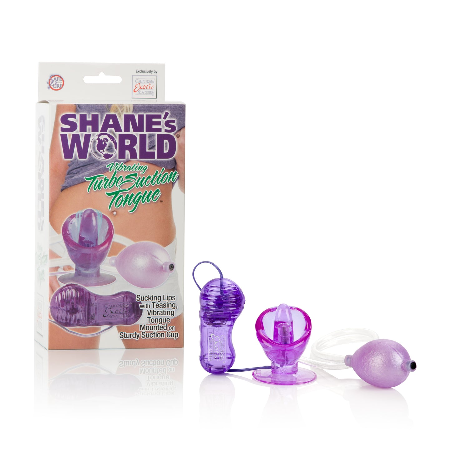 Shane's World Vibrating Turbo Suction Tongue - Purple by CalExotics