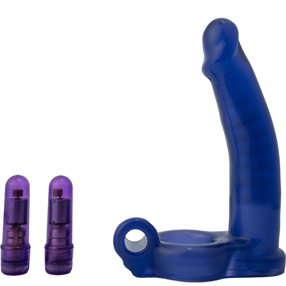 Nasstoys Double Penetrator Multi‑Speed Cockring — Purple - NW2130-2