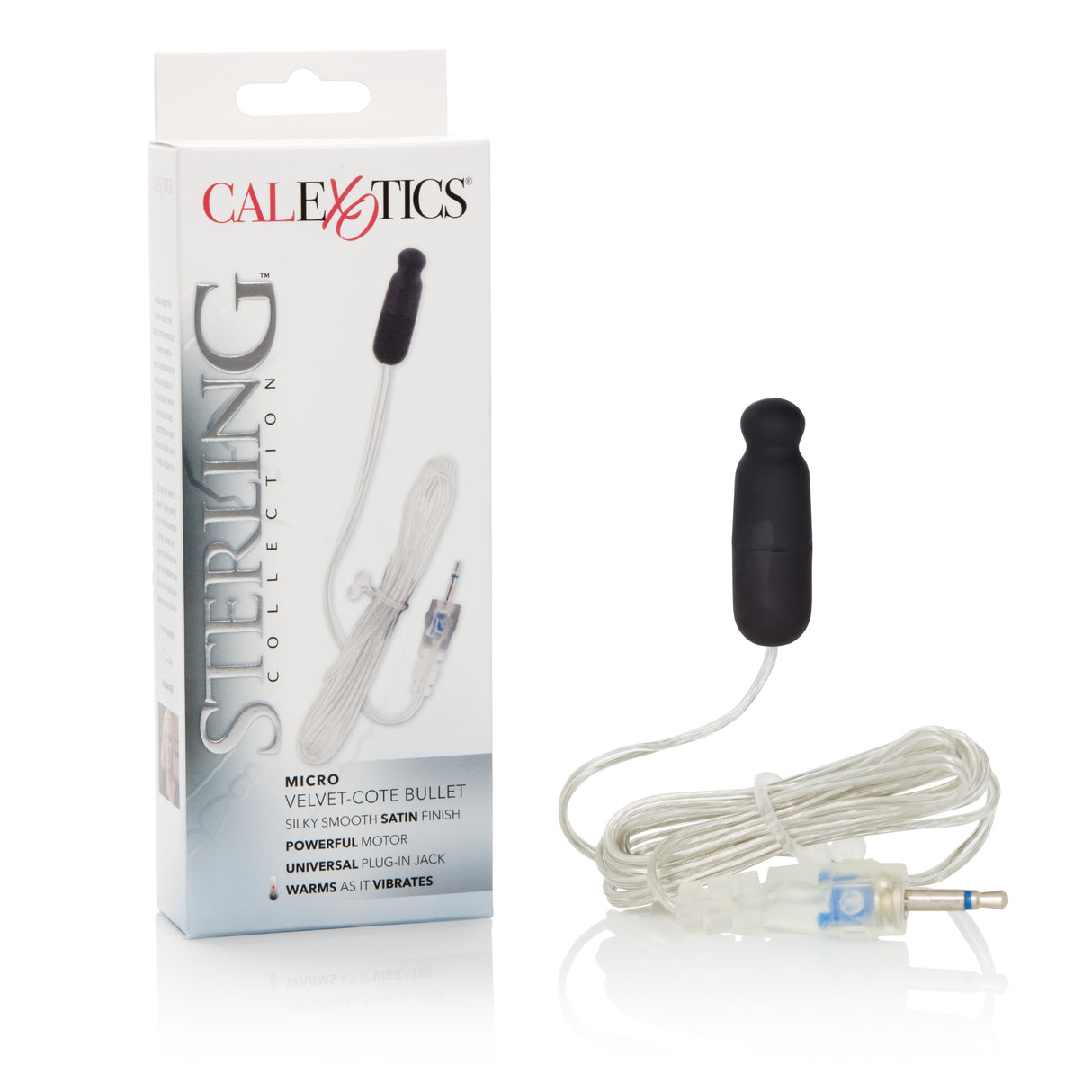 Sterling Collection Micro Velvet-Cote Bullet by CalExotics