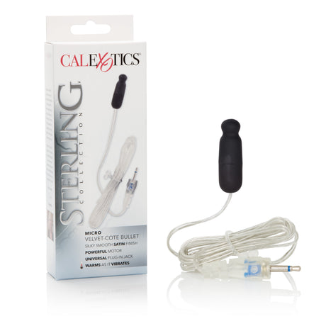 Sterling Collection Micro Velvet-Cote Bullet by CalExotics
