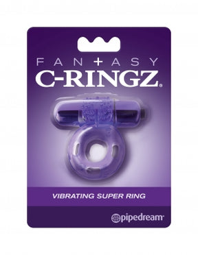 Pipedream Fantasy C-Ringz Vibrating Super Ring, Purple - PD5860-12