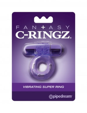 Pipedream Fantasy C-Ringz Vibrating Super Ring, Purple - PD5860-12
