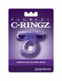 Pipedream Fantasy C-Ringz Vibrating Super Ring, Purple - PD5860-12