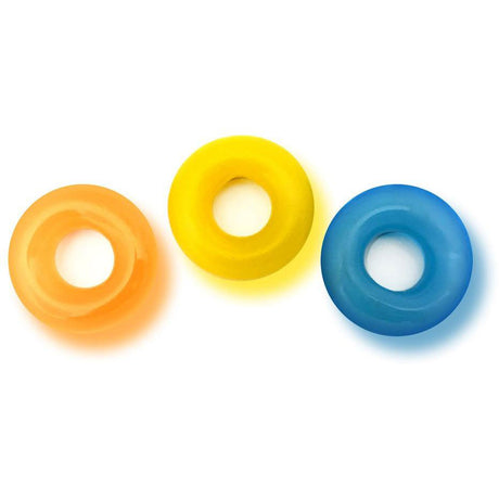 Rascal D-Ring Glow X3 — 3-Pack Glow-In-The-Dark Penis & Scrotum Rings - RAST-10002