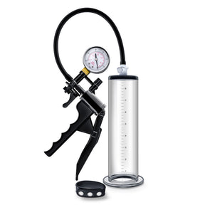 Blush Performance VX8 Premium Penis Pump with Silicone Cock Strap, Clear - BL-06101