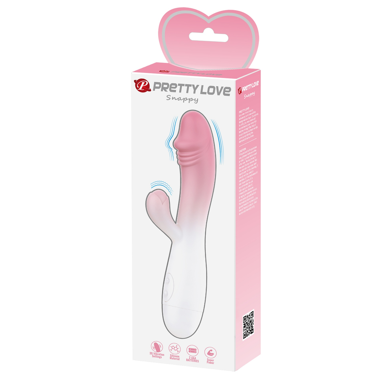 Pretty Love Rabbit Vibrator — Pink Ombre (30 Modes) - BI-014173-A5