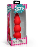 XR Brands Strawberry Sweet Cream Premium Silicone Dildo, 7.8 in - CN1028