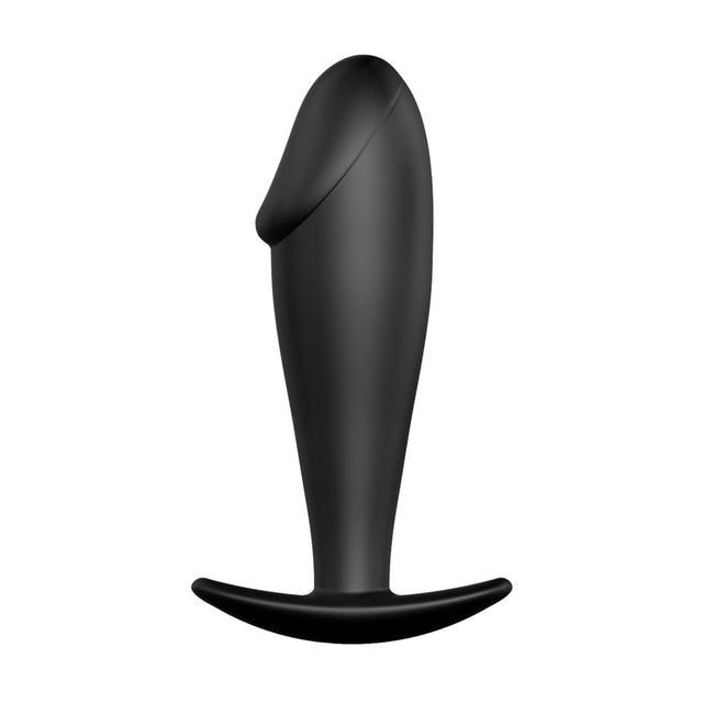 Pretty Love Special Anal Stimulation Plug — 12-Speed Silicone, Black - BI-040040