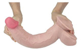 Real Skin 12 Dual Layer Dildo - Beige