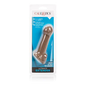 CalExotics Ultimate Extender Penis Sleeve, Brown - SE1627202