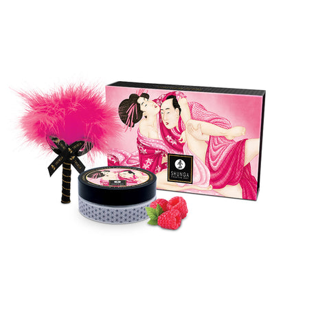 Shunga Kissable Raspberry Body Powder — 2.65 oz - SHU3101