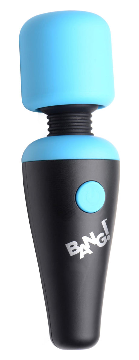 XR Brands Mini Silicone Wand — 10 Pack (Blue) - BNG-AG786-BLU