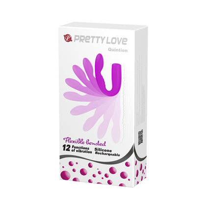 Pretty Love Quintion Flexible Bend Rechargeable Vibe by Pretty Love