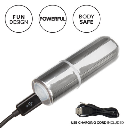 Rechargeable Silicone Lover's Thong With Pleasure Beads by CalExotics
