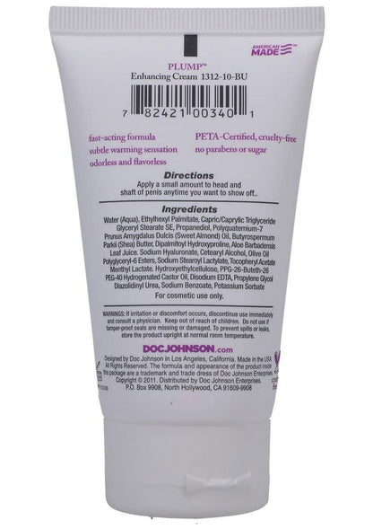Plump Enhancement Cream for Men - 2 Oz. - Boxed by Doc Johnson