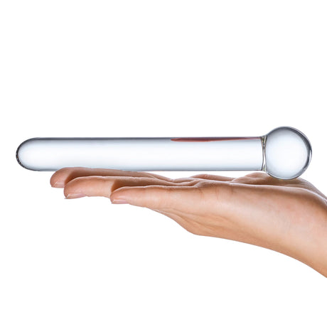 7 Inch Straight Glass Dildo by Electric Novelties