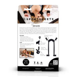 Sportsheets Signature Sex Sling — Black, Adjustable Straps & Detachable Cuffs - SS68114