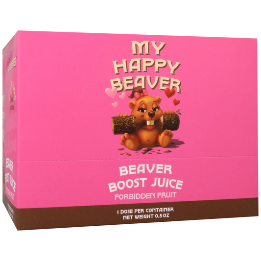 Doc Johnson Beaver Boost Juice for Her, 12-Pack 0.5 oz (Forbidden Fruit) - DJ4561-03-BX