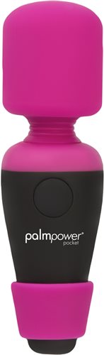 BMS Factory Palm Power Pocket Mini Wand Vibrator — Fuchsia - BMS30828